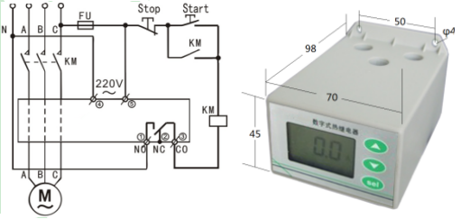 SJD701B-1-100A數(shù)字式熱繼電器/電動(dòng)機(jī)綜合保護(hù)器